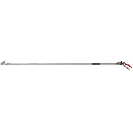 Tree Pruner, Aluminum Pole, 6 Feet, Cut Cap 34 Inch